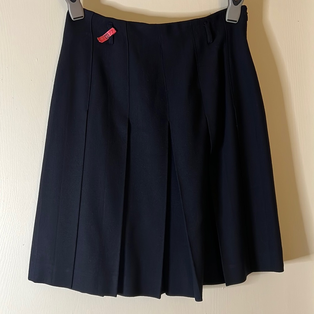 Jones New York 100% Wool Box Pleat Skirt